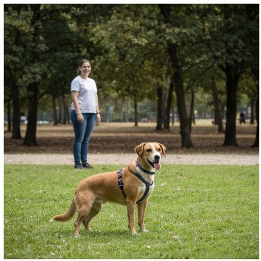 Dog training exercise