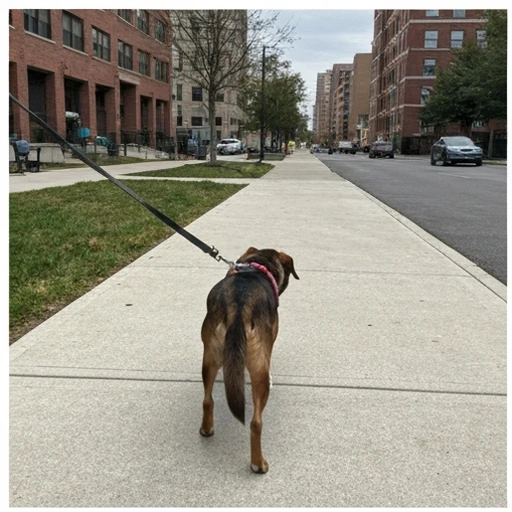 Brittany Spaniel in training