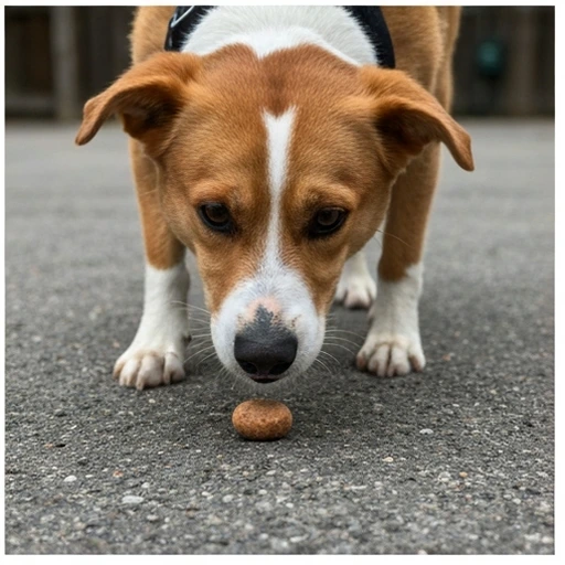 Herding dog in action