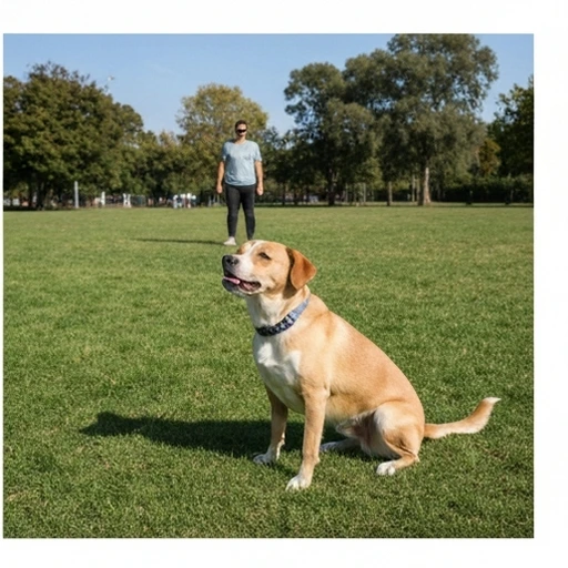 Brittany Spaniel herding practice