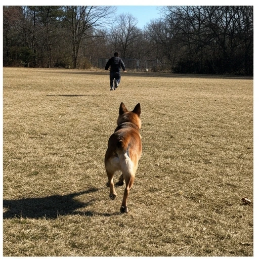 Herding dog working with livestock