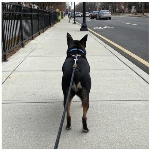 Dog obedience session